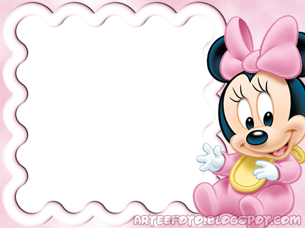 Minnie Mouse Frame Design PNG