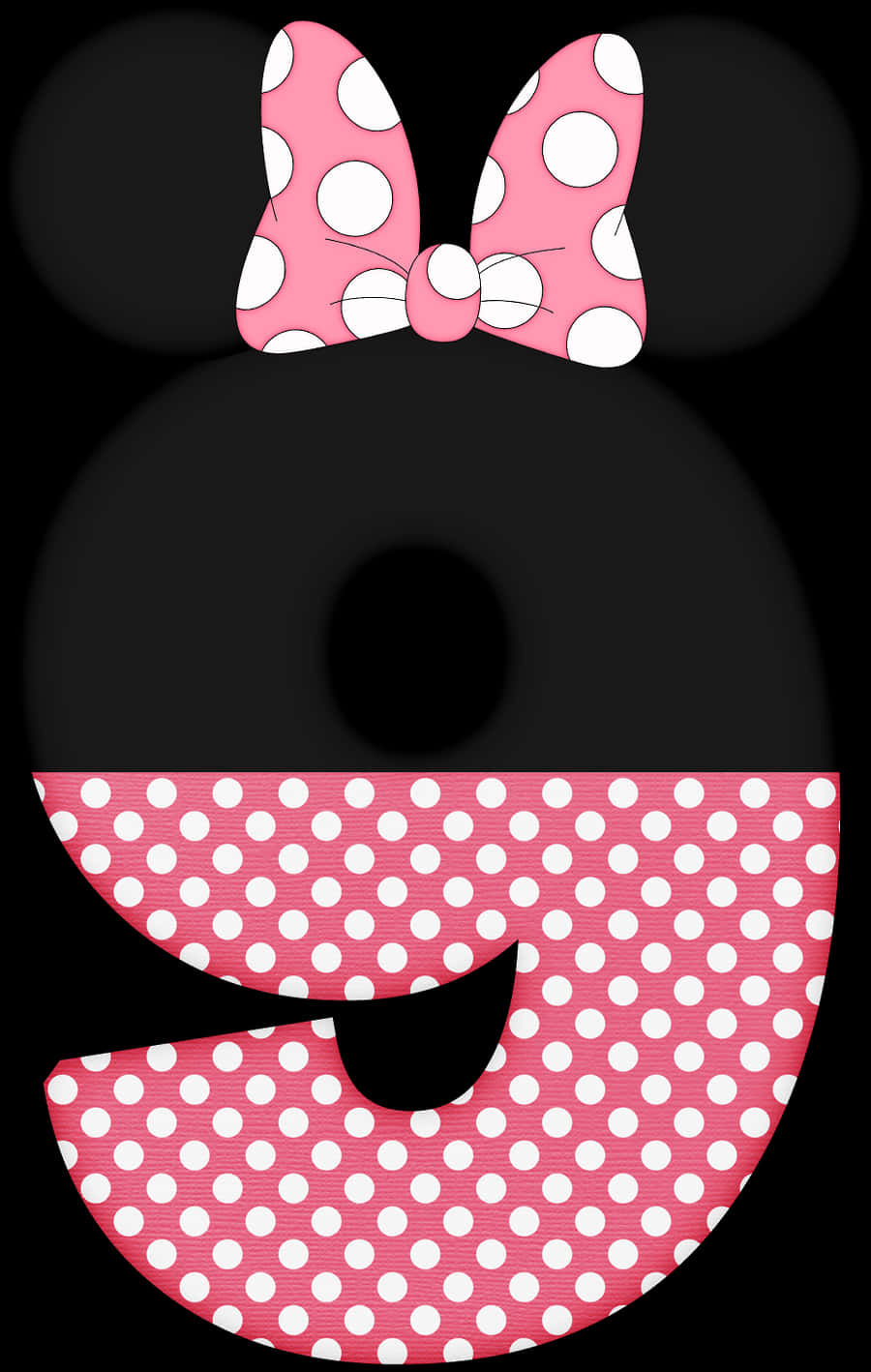 Minnie Mouse Iconic Silhouette PNG