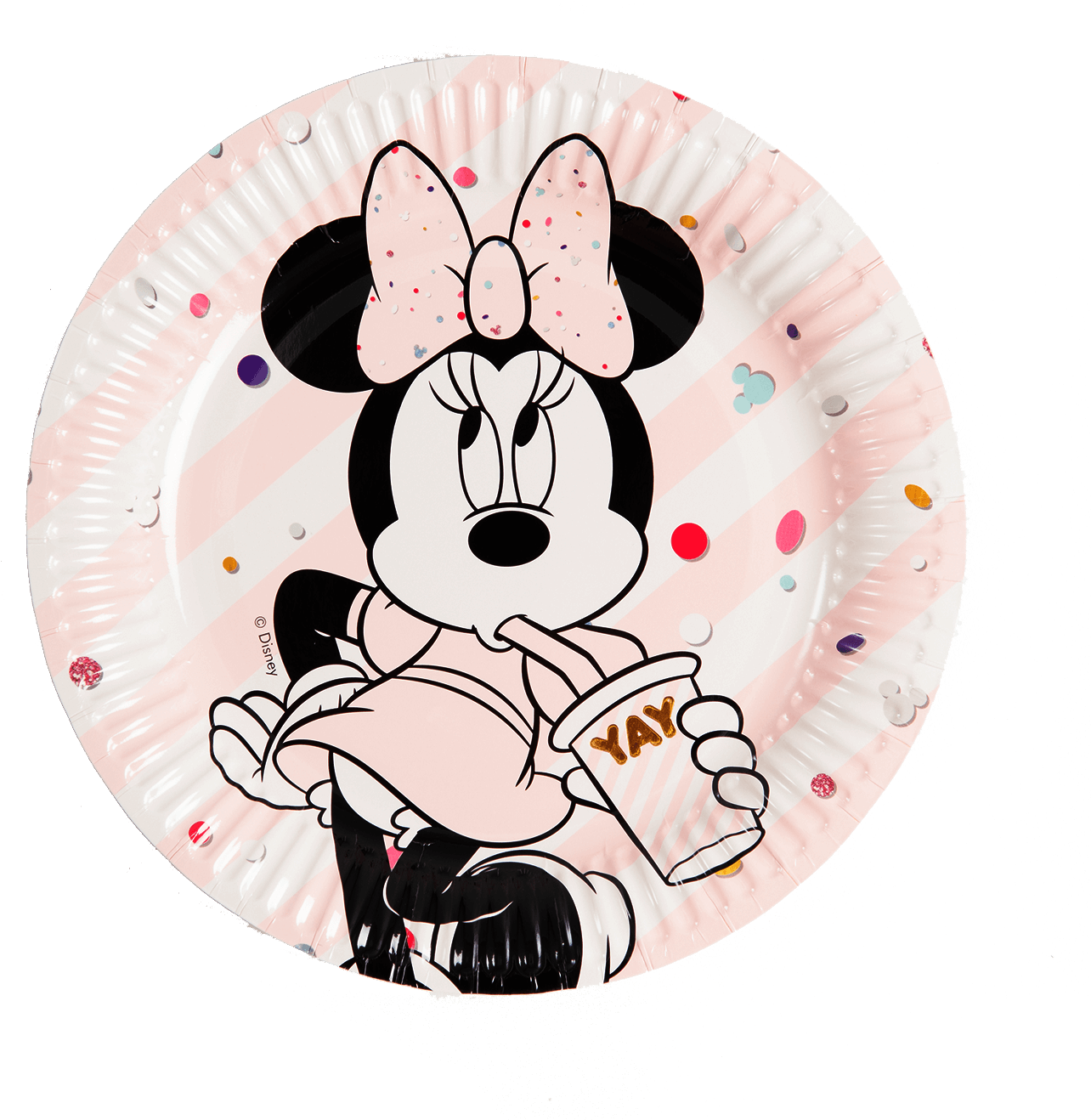 Download Minnie Mouse Paper Plate Design | Wallpapers.com