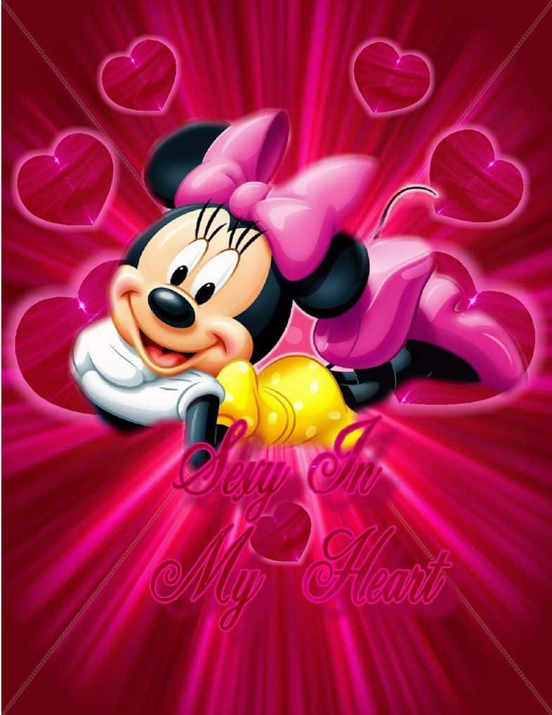 "Minnie Mouse in Her Signature Color" Wallpaper