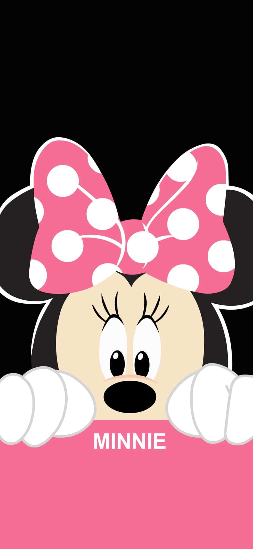Minnie Mouse i pink Wallpaper