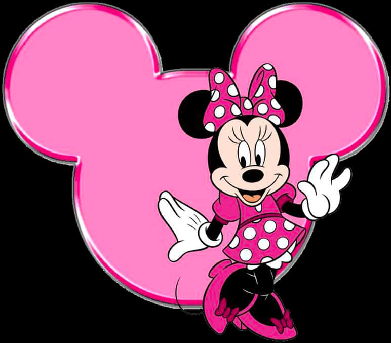 Download Minnie Mouse Pink Background | Wallpapers.com