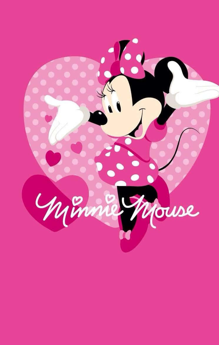 Minnie Mouse Brings A Pop Of Pink To The Day Wallpaper