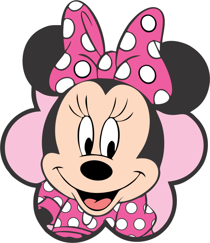 Minnie Mouse Pink Polka Dots PNG