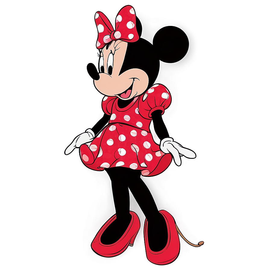 Minnie Mouse Silhouette Black Png Oxb PNG
