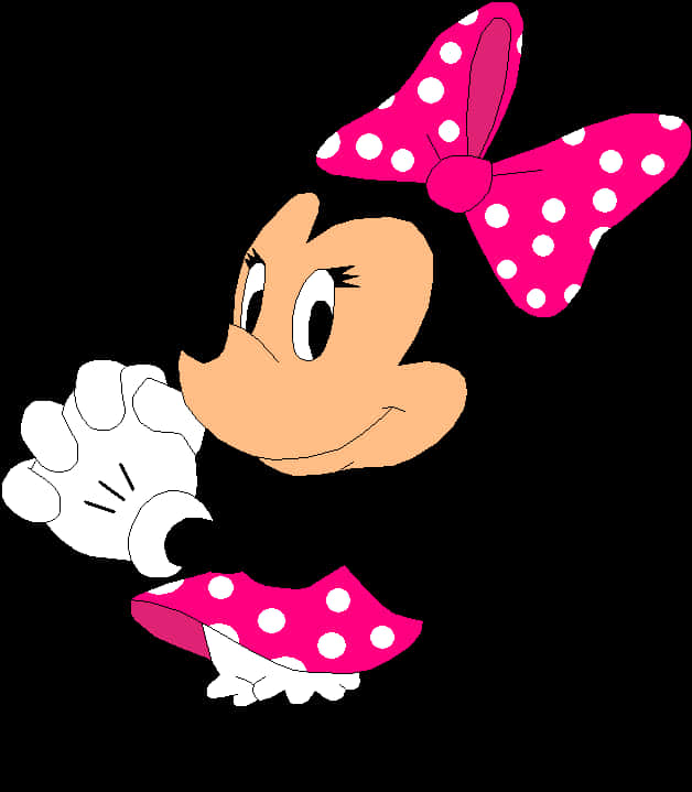 Minnie Mouse Vector Art PNG