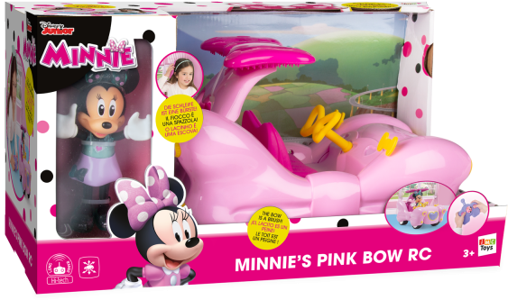 Minnie Pink Bow R C Toy Packaging PNG