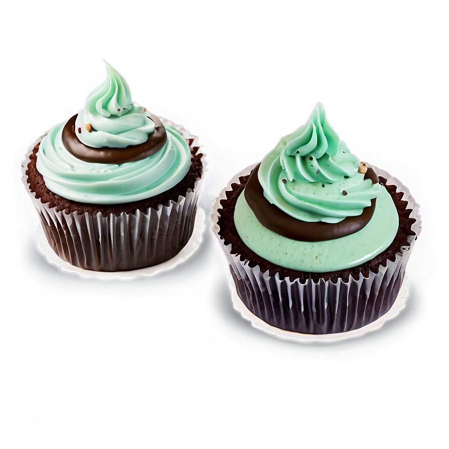 Mint Cupcakes Png Ahq PNG