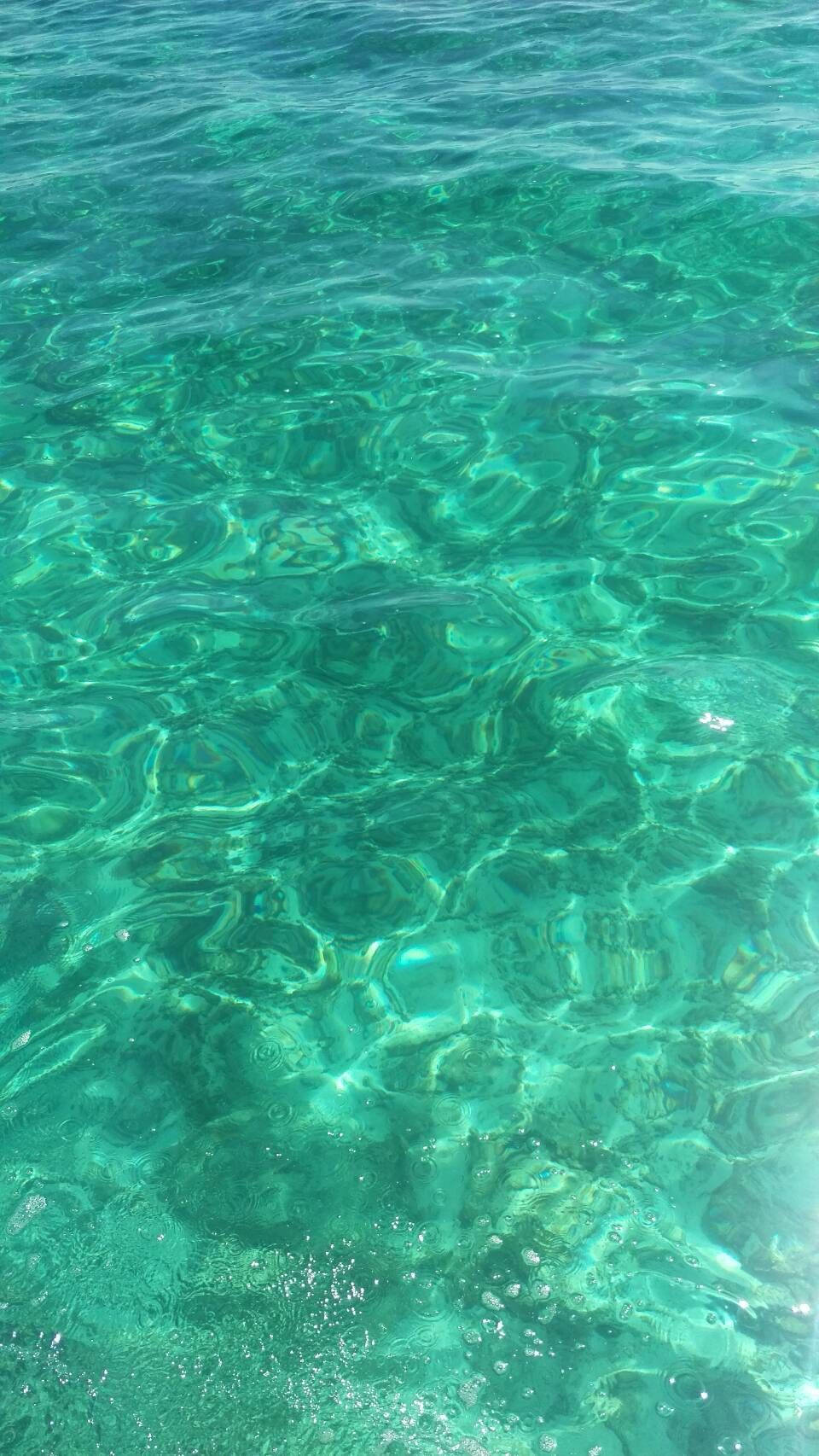 Mint Green Aesthetic Ocean Water Wallpaper