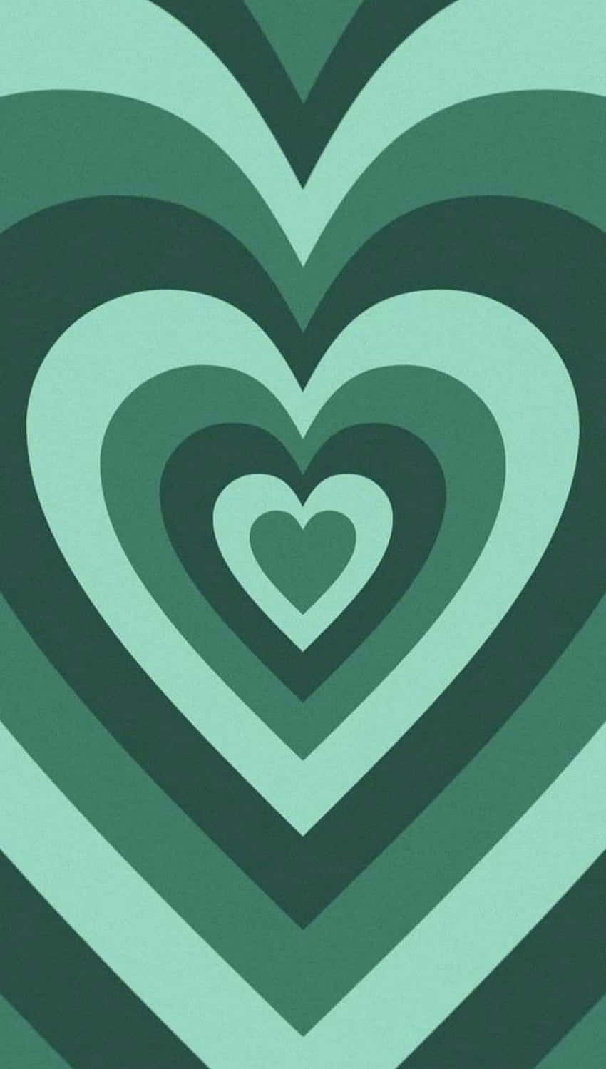Show your love with these romantic mint green hearts Wallpaper