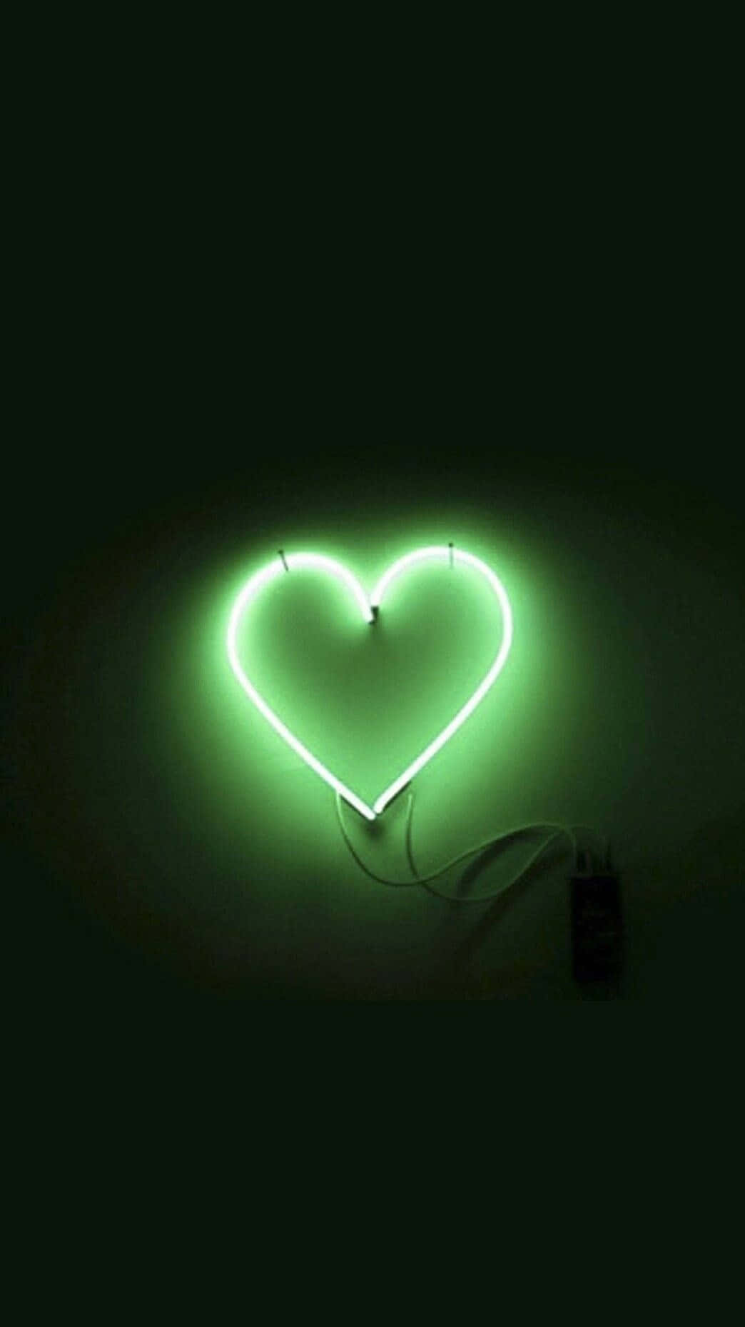 Mint Green Hearts, a Symbol of Affection Wallpaper