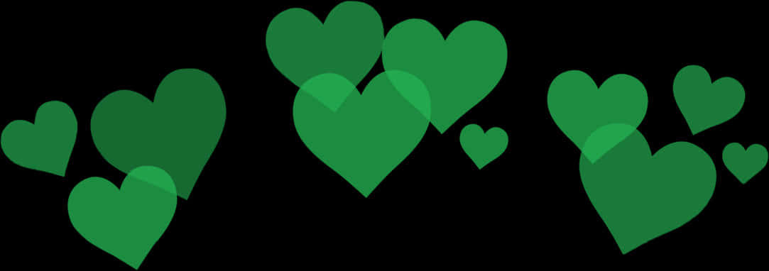 Heart-shaped love in mint green Wallpaper