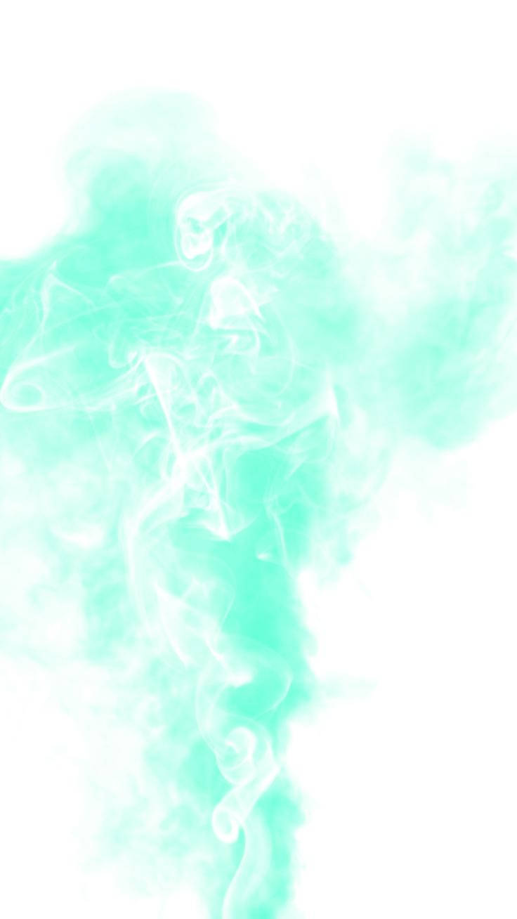 Smoke Mint Green Iphone Wallpaper
