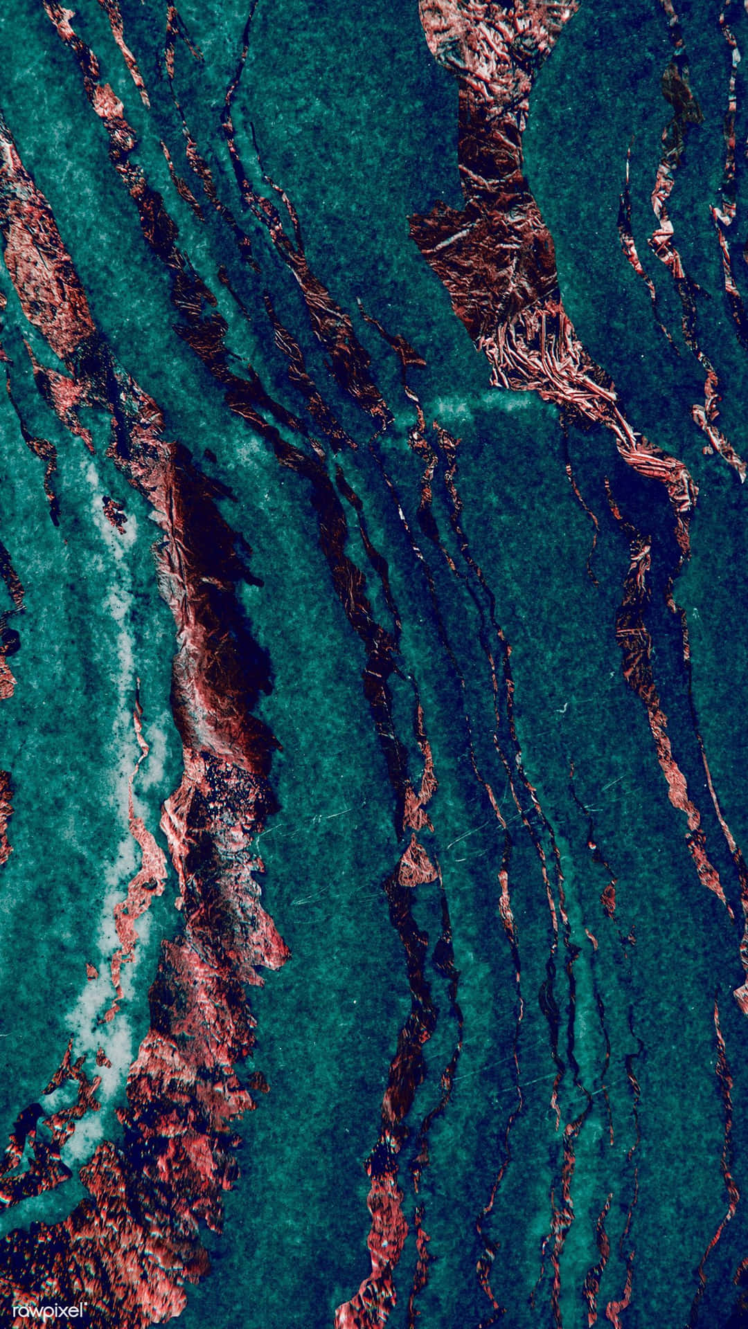 Erfrischendesminzgrünes Marmor-muster Wallpaper