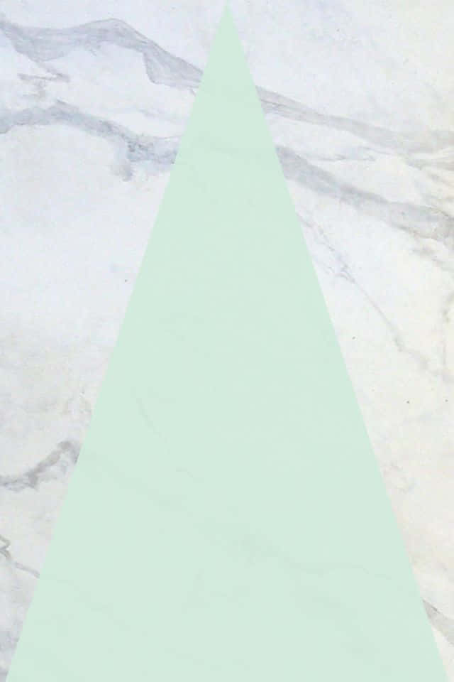 A Triangle With A Green Color On It Wallpaper