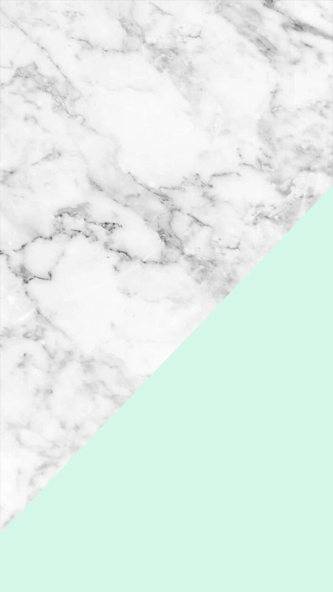 "Cool and Refreshing Look of Mint Green Marble" Wallpaper