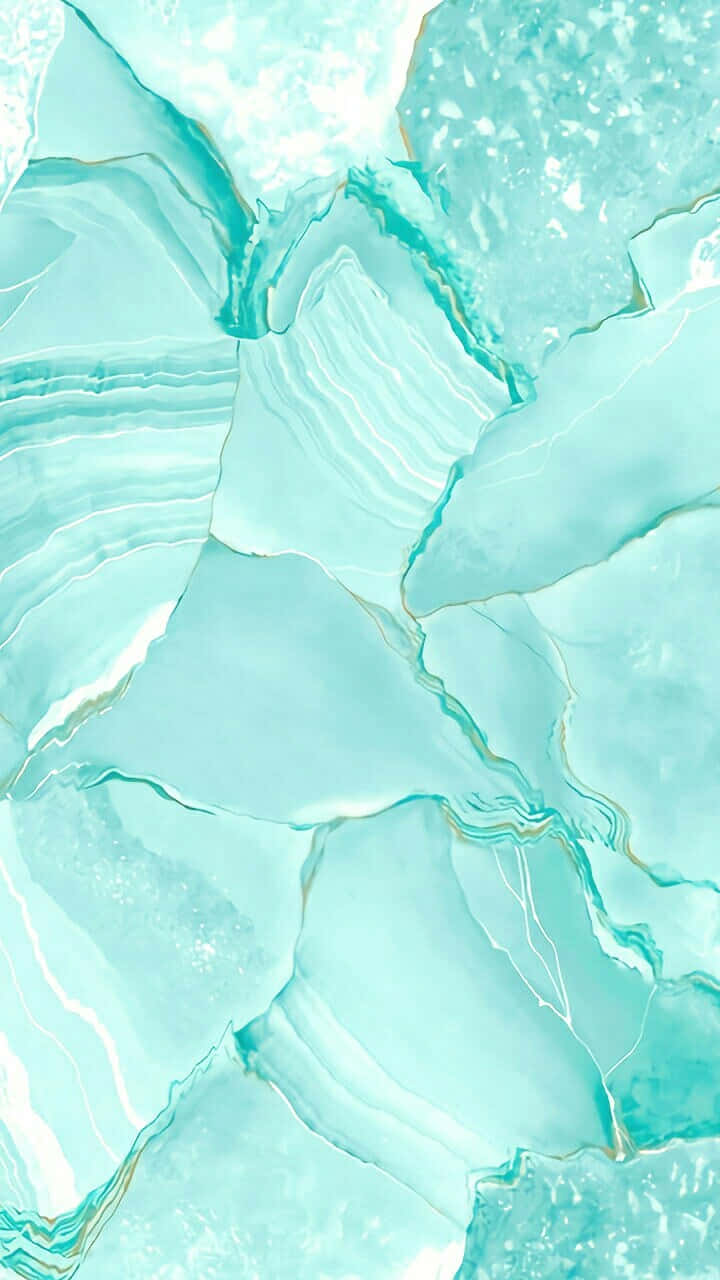 Lyxigoch Elegant Mintgrön Marmor Wallpaper