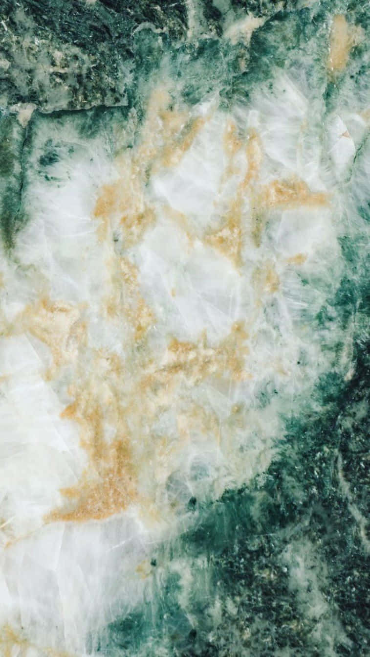 A Close Up Of A Green Marble Wallpaper