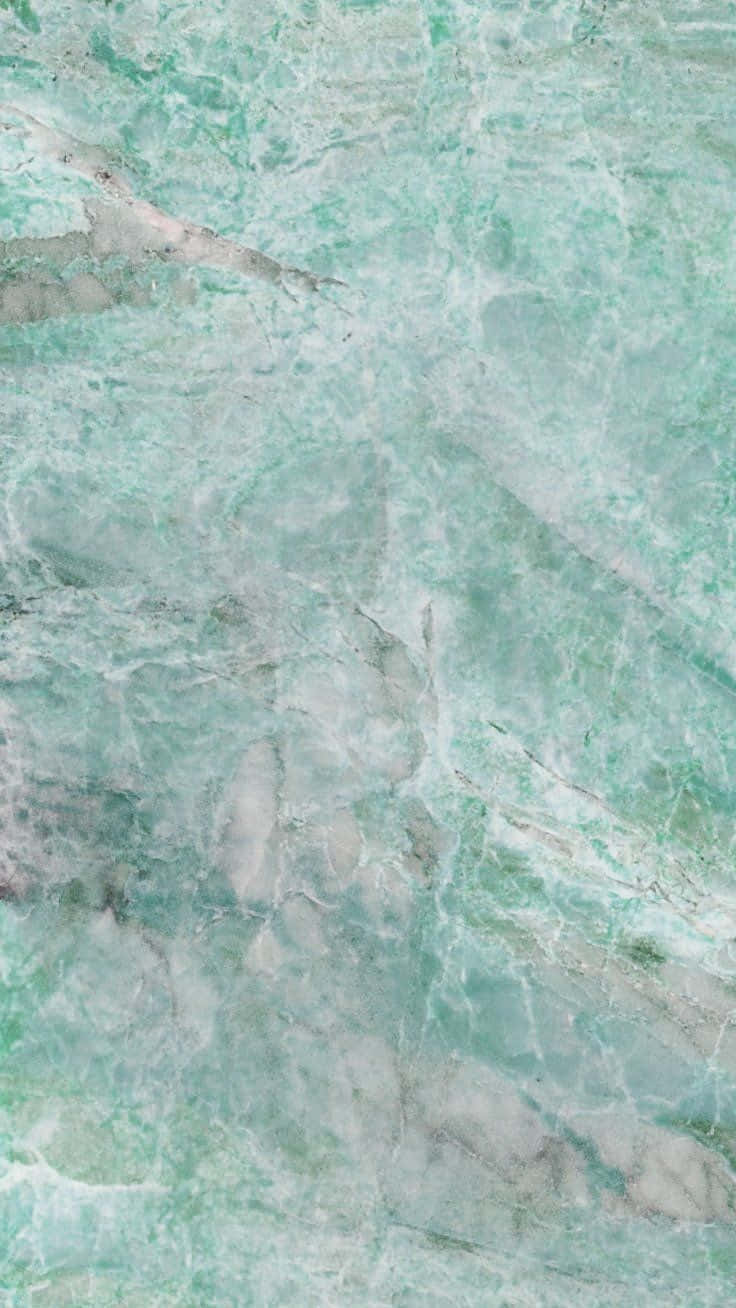 Serene Mint Green Marble Encapsulates Your Space Wallpaper