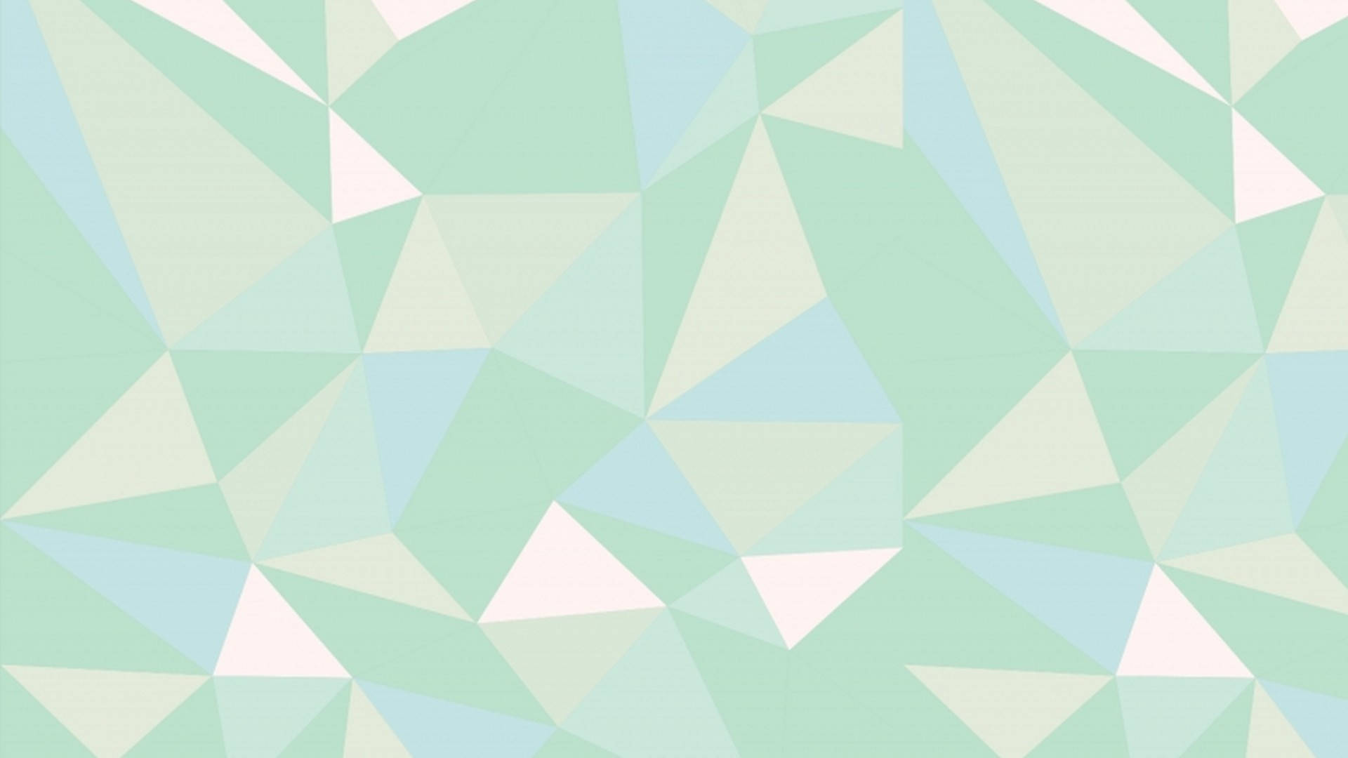 Mint Green Prism Pattern Wallpaper