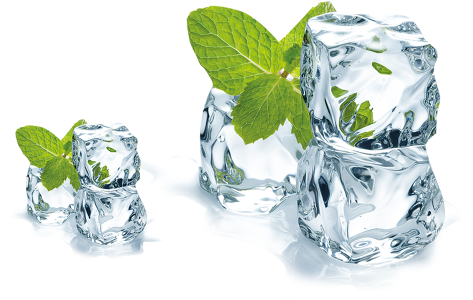 Minty Fresh Ice Cubes PNG
