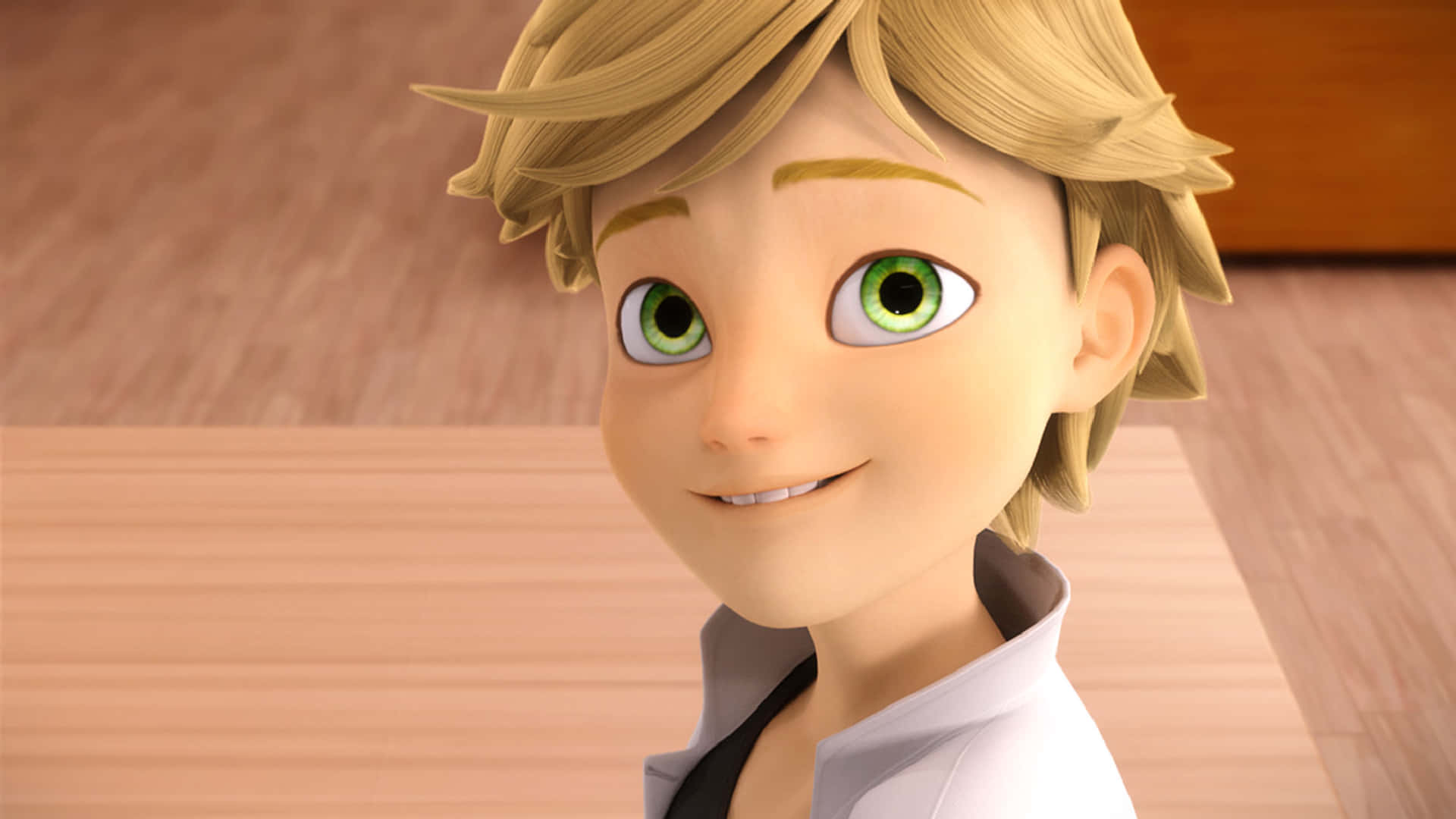 Adrien discovers his new amazing power Wallpaper