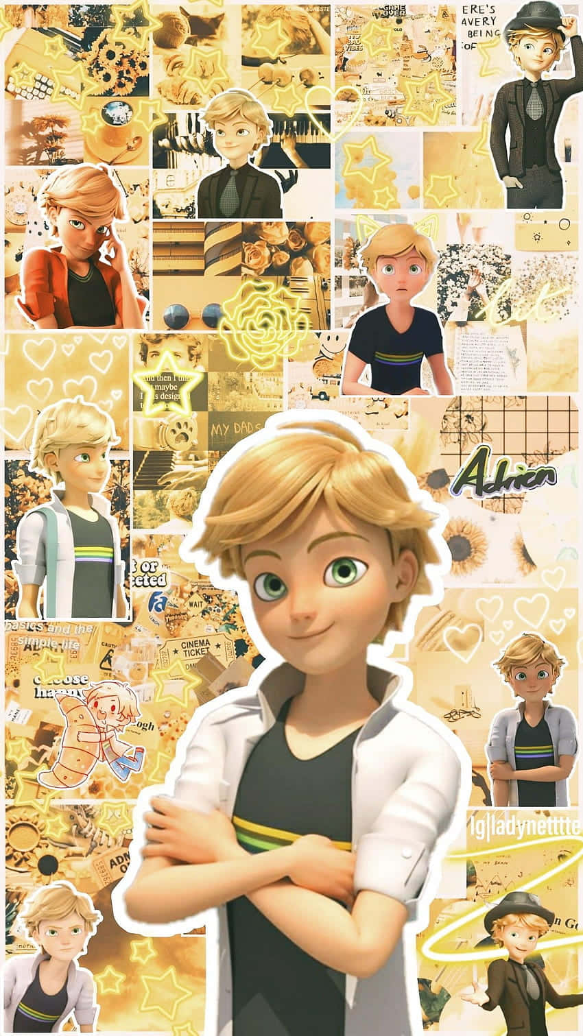 Adrien, the Miraculous superhero! Wallpaper