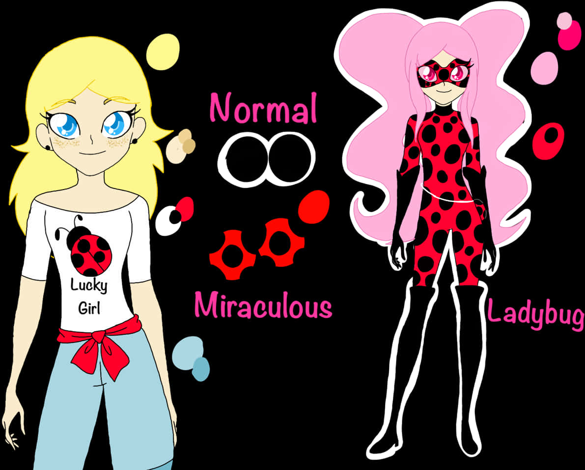 Miraculous Ladybug Fan Art Transformation PNG
