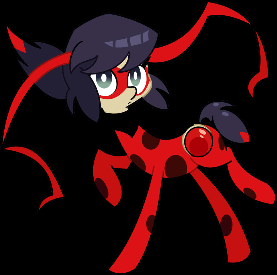 Miraculous Ladybug Pony Crossover Art PNG