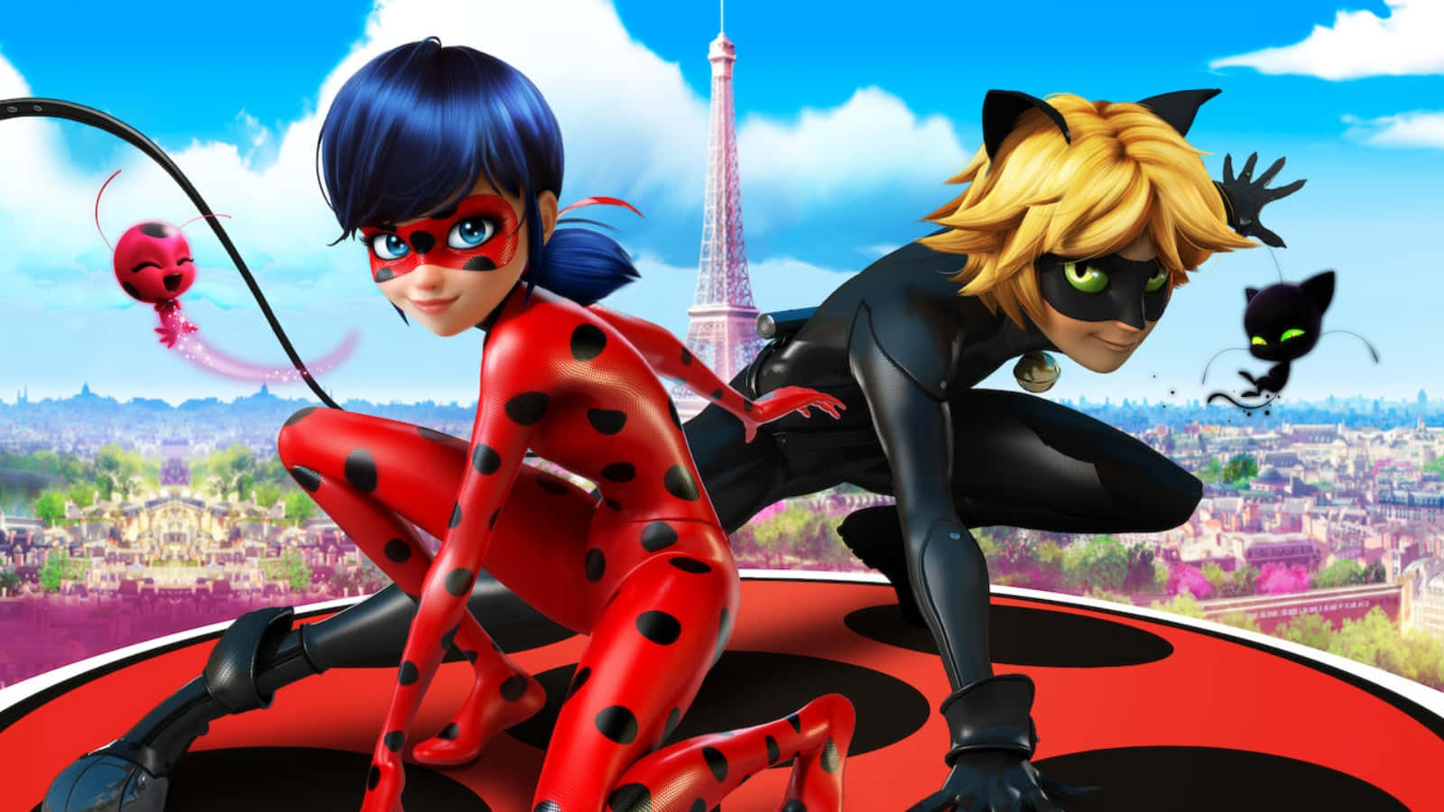 Enjoy the beauty of Paris with Marinette and Adrien in Miraculous!