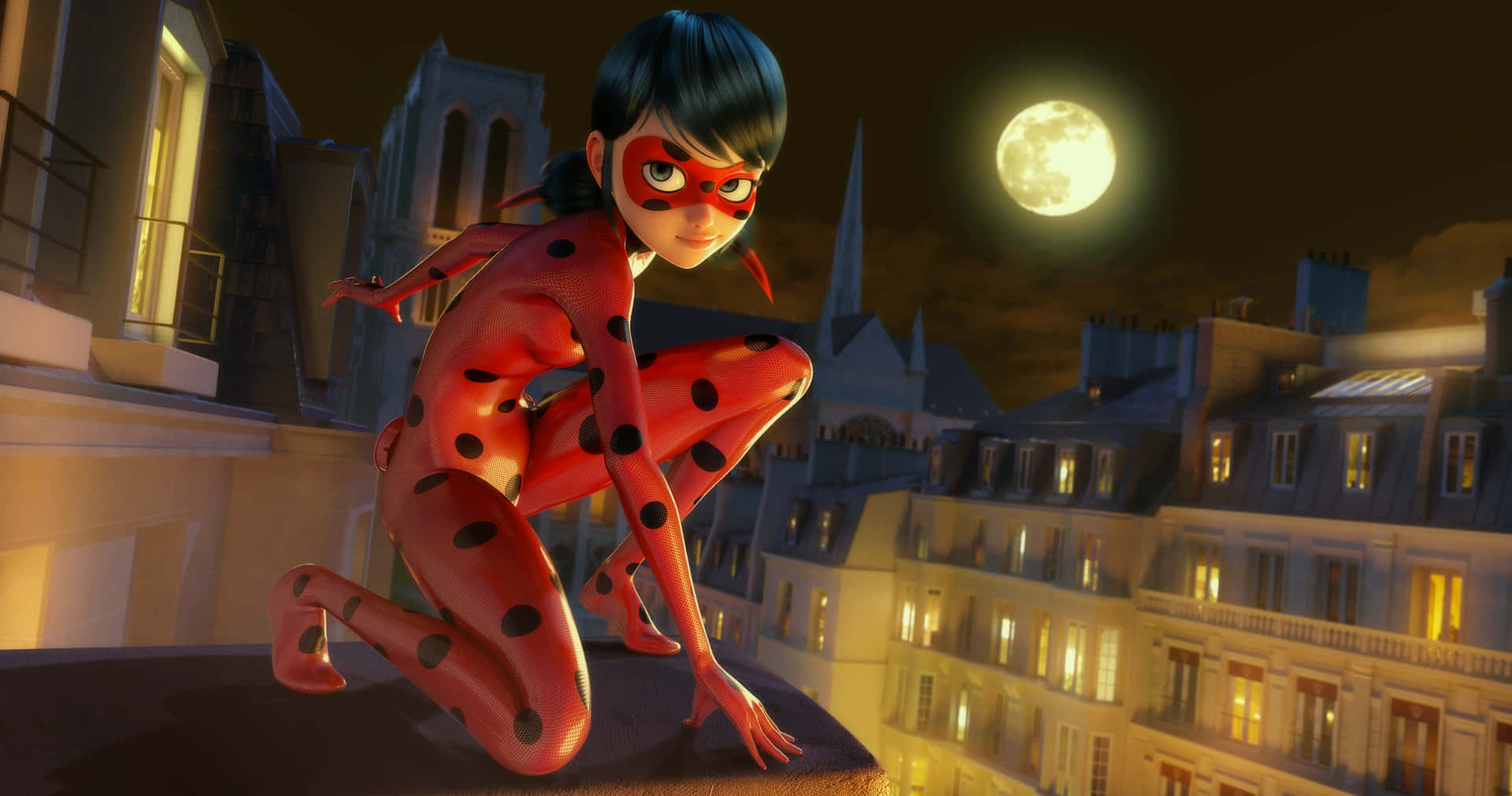 Ladybugund Chat Noir Arbeiten Zusammen, Um Paris Zu Retten!
