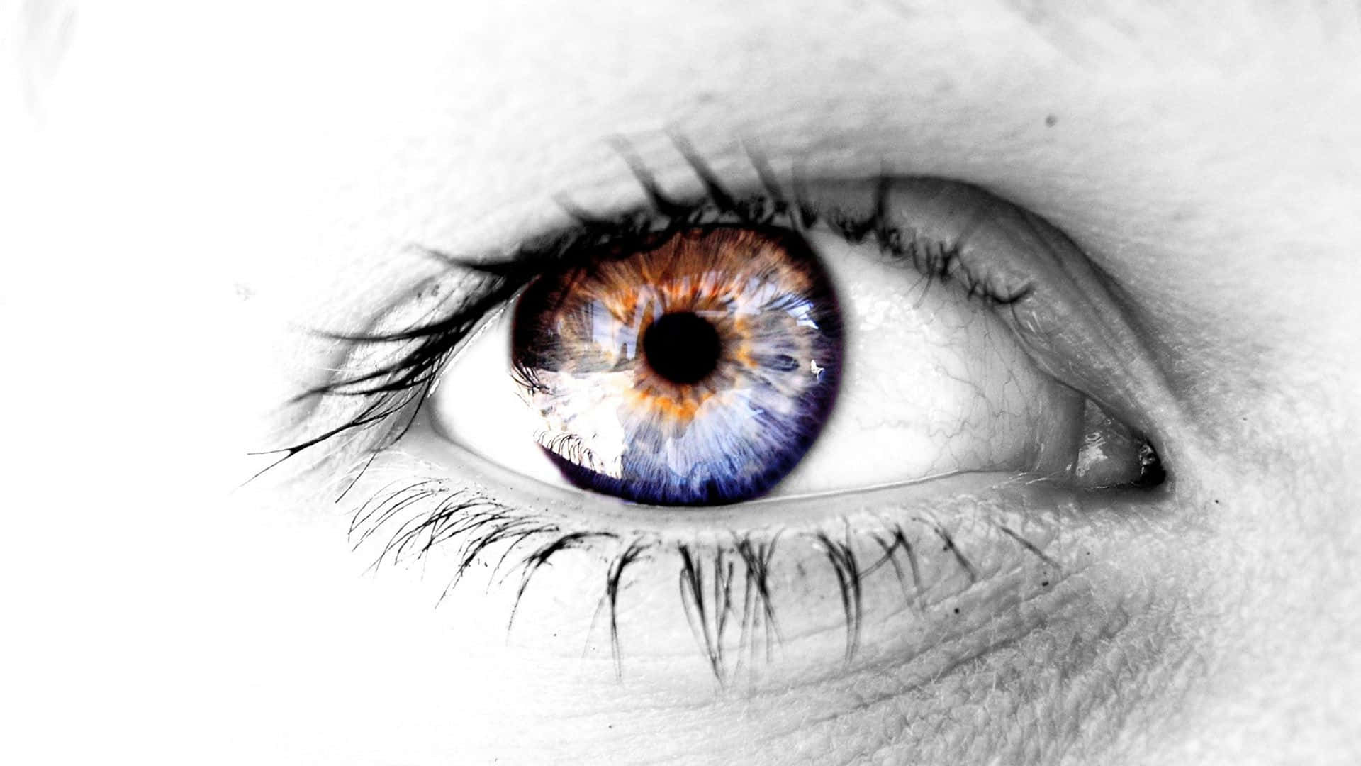Miradacautivadora: Un Primer Plano De Ojos Hipnotizadores.