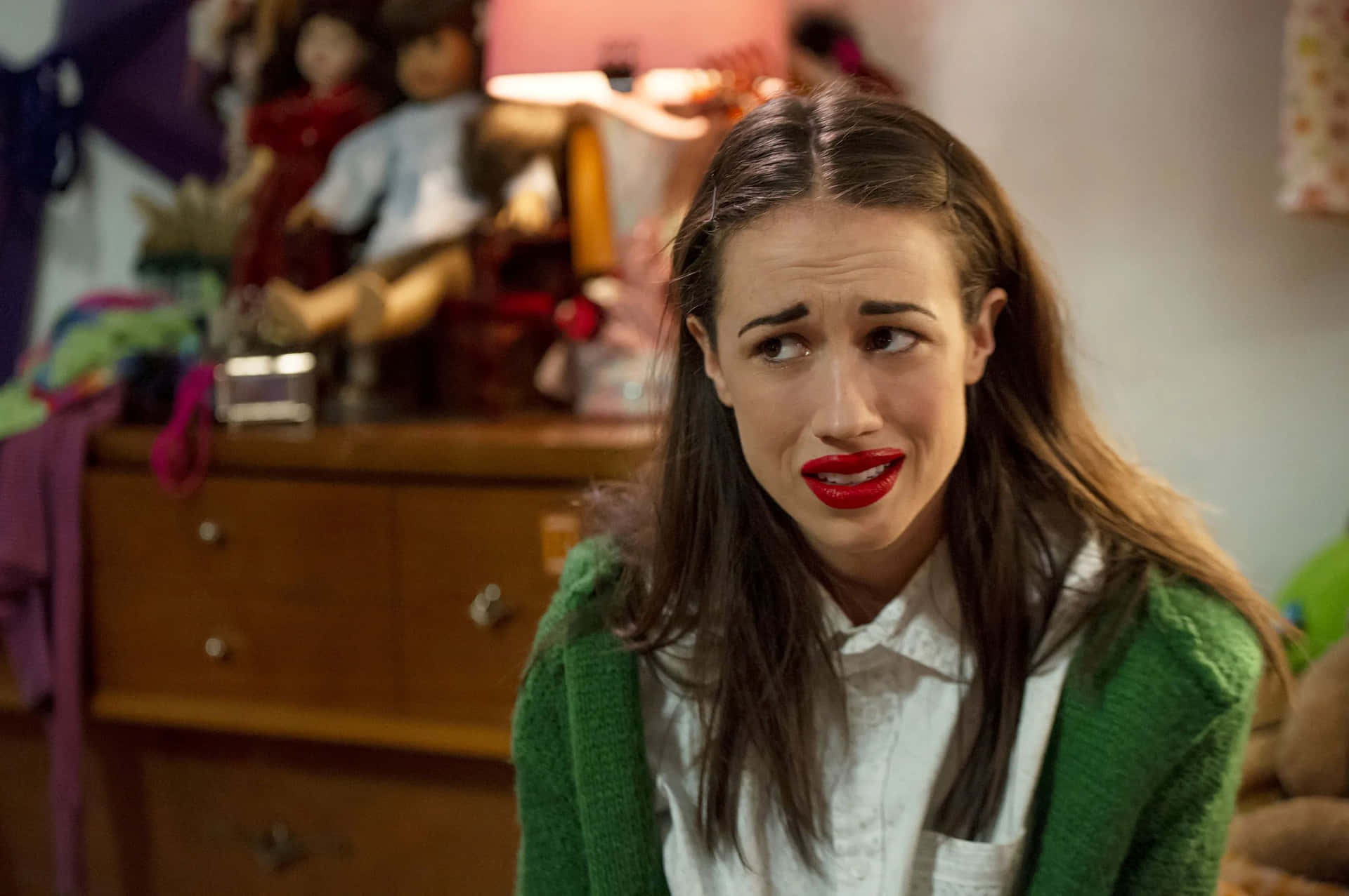 Miranda_ Sings_ Confused_ Expression Wallpaper