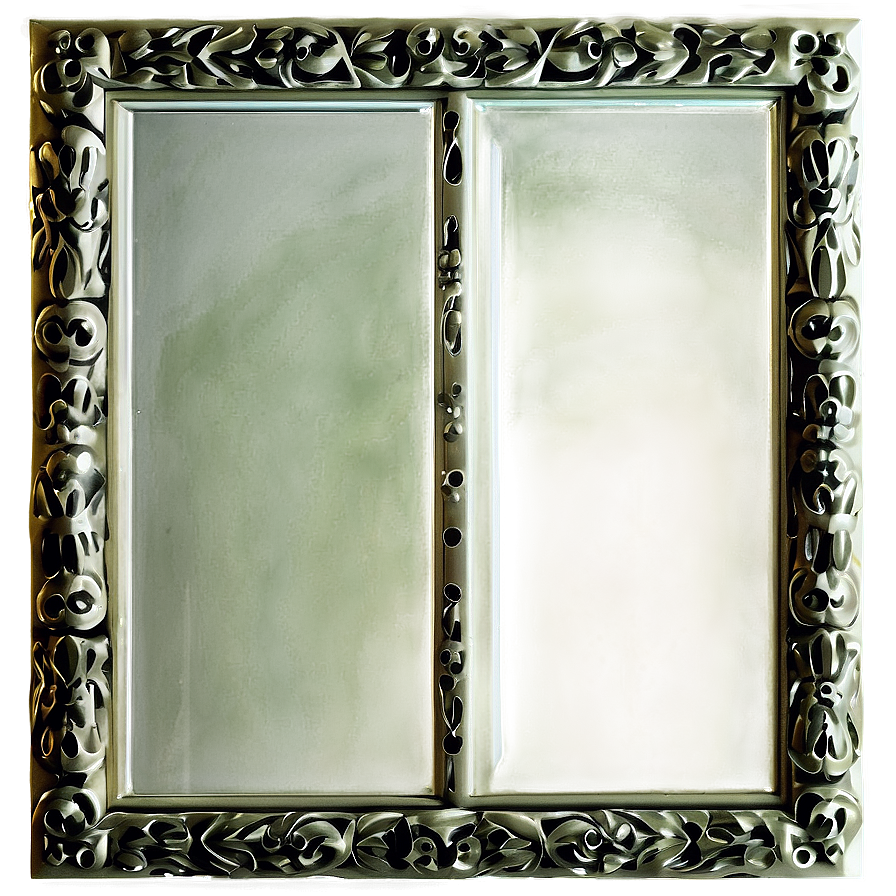 Mirror Frame Design Png Rcg55 PNG
