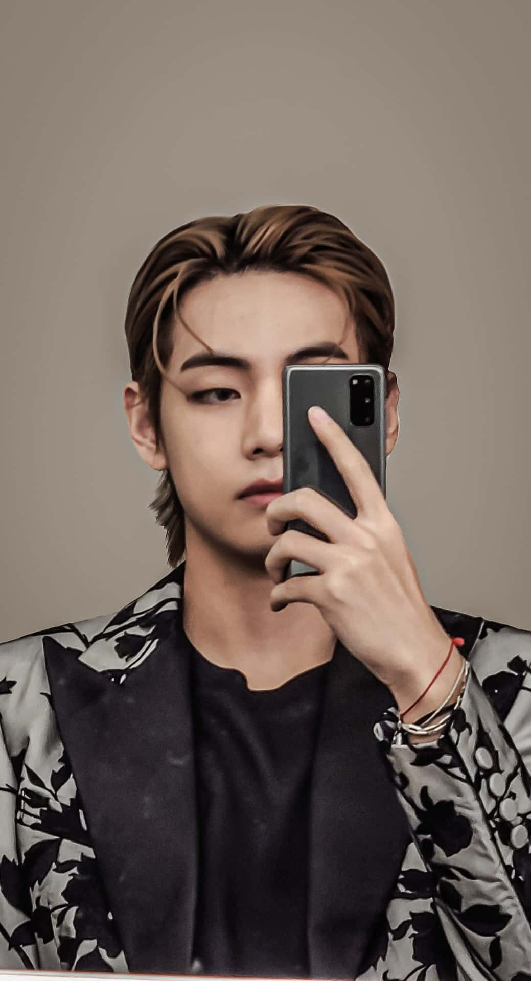 BTS Member Mirror Selfie Picture