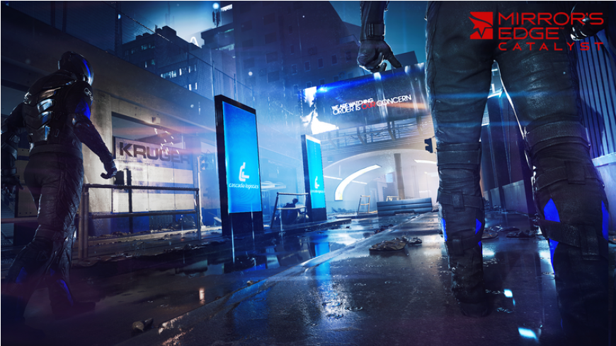 Mirrors Edge Catalyst Dystopian Cityscape PNG