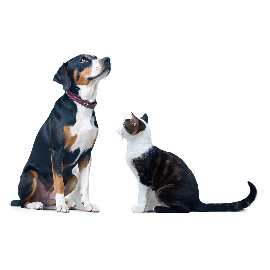 Mischievous Dog And Cat Png Lav PNG