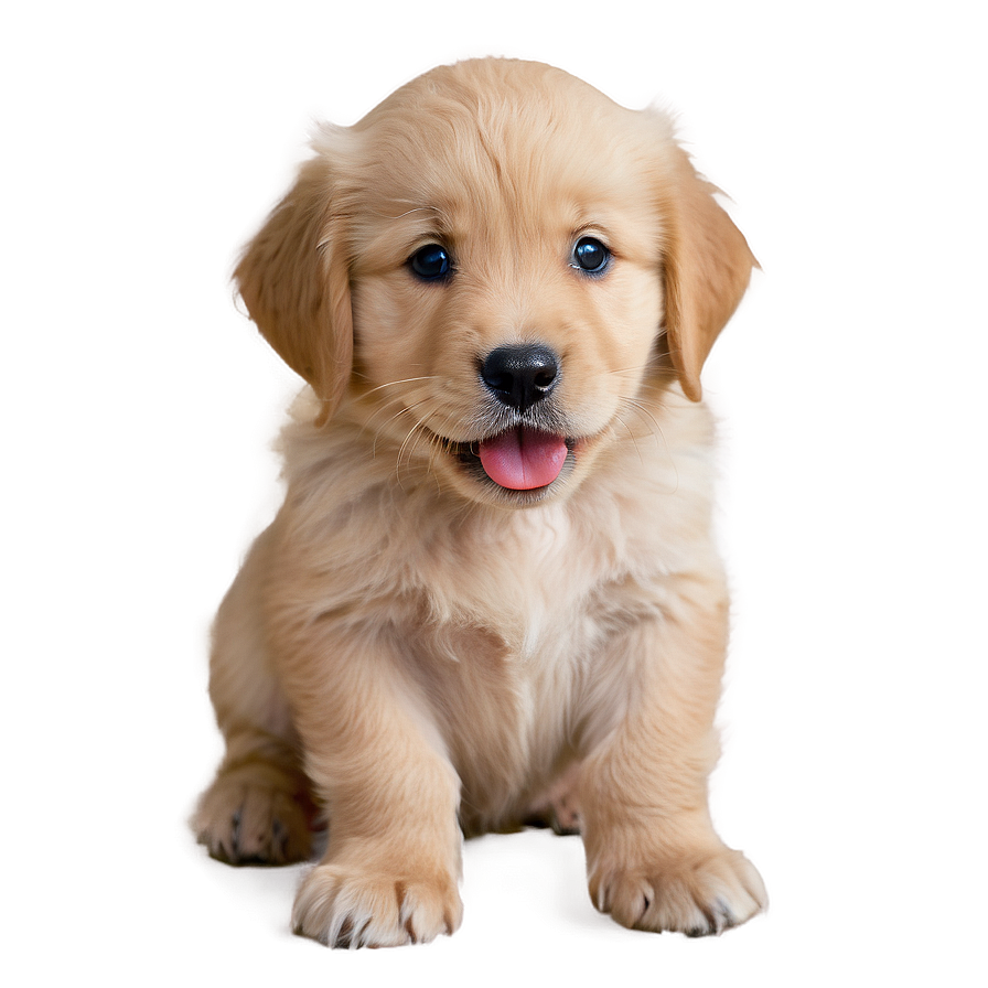 Mischievous Golden Retriever Puppy Png 06252024 PNG