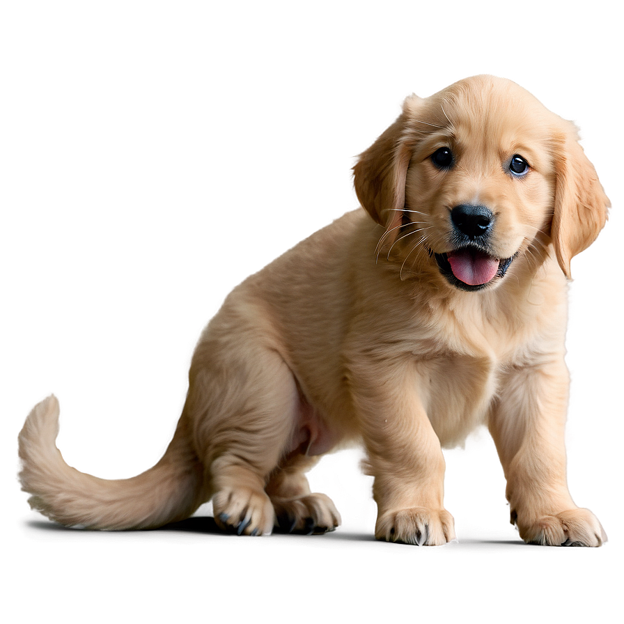 Mischievous Golden Retriever Puppy Png Kxb PNG