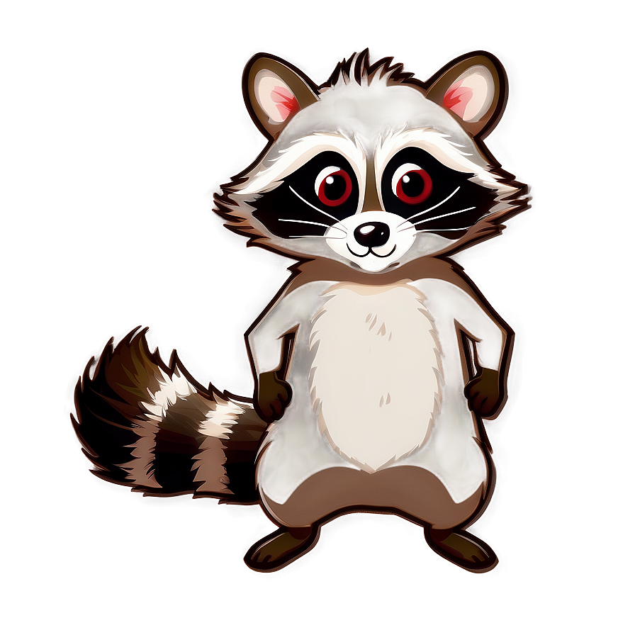 Download Mischievous Raccoon Art Png 52 | Wallpapers.com