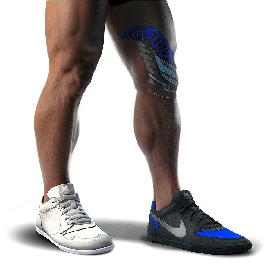 Mismatched Sneakers Legs PNG