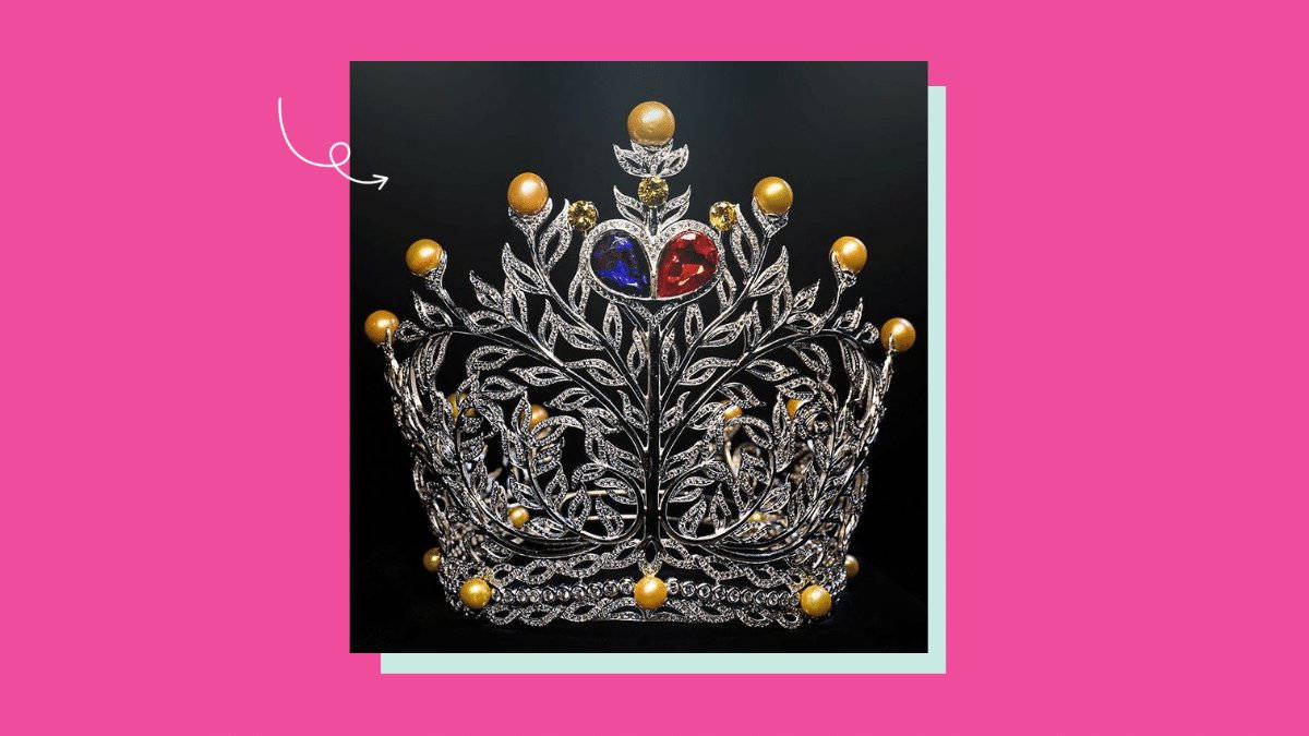 Majestic Filipina Miss Universe Crown Wallpaper