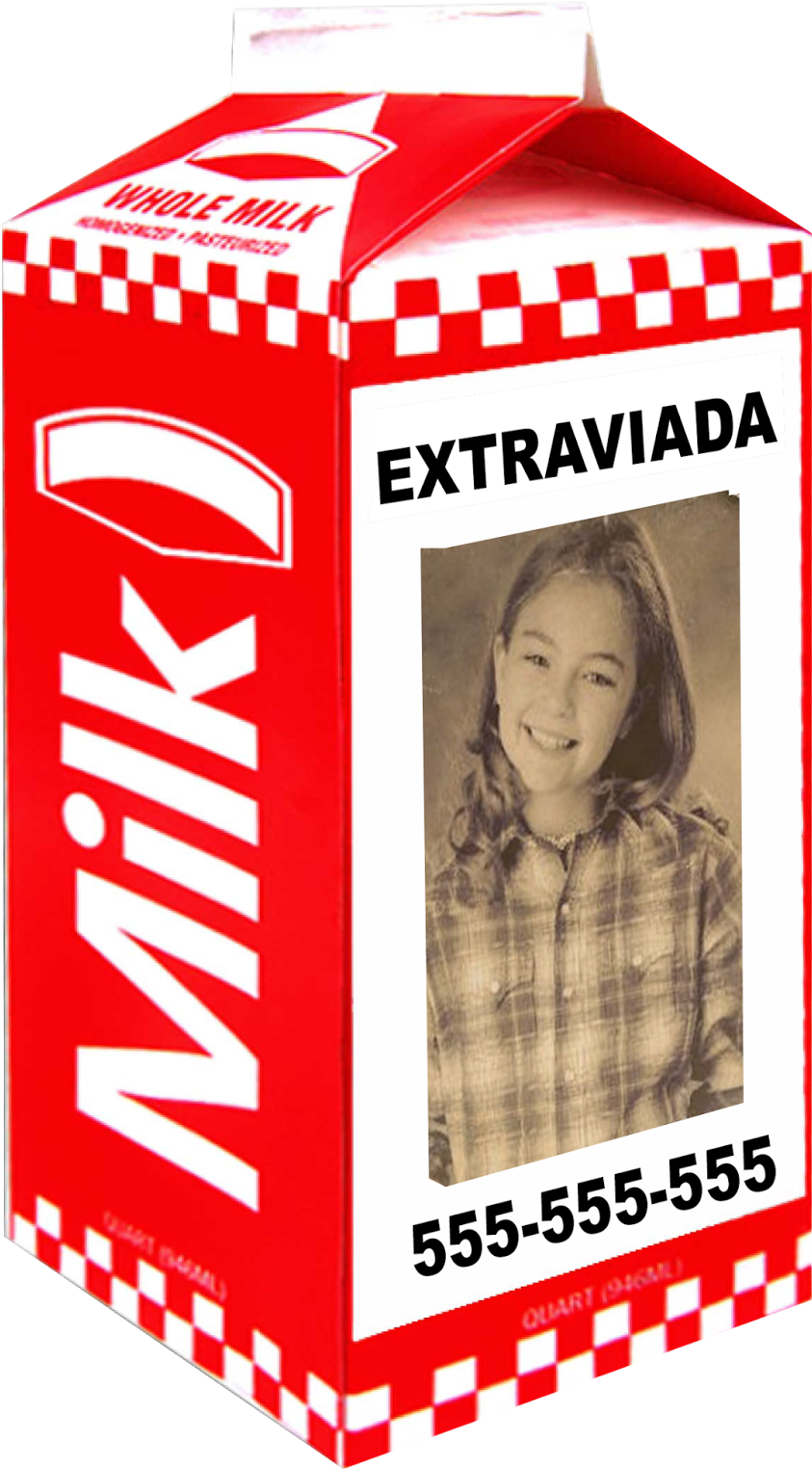 Missing Child Milk Carton PNG