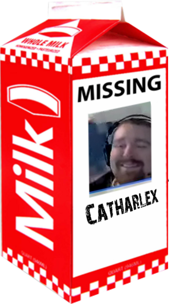 Missing Person Milk Carton Design PNG