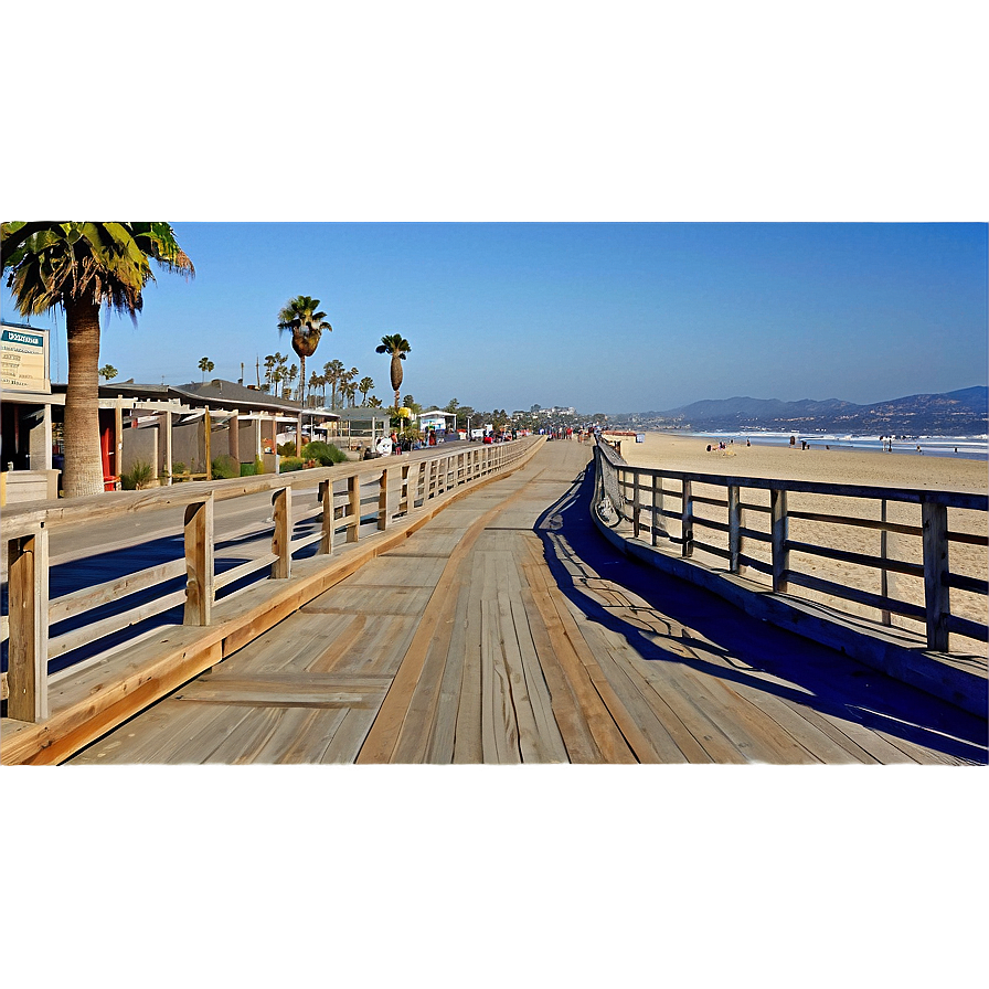 Mission Beach San Diego Boardwalk Png 51 PNG