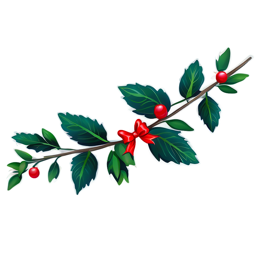 Download Mistletoe Garland Png 05242024 | Wallpapers.com