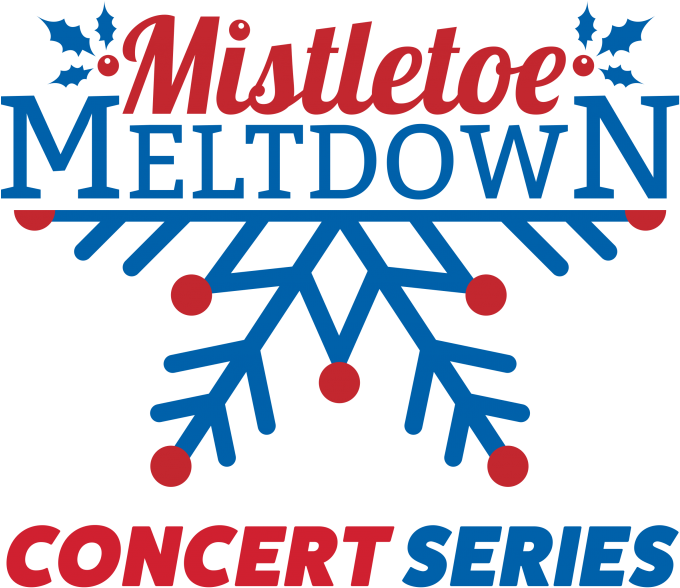 Mistletoe Meltdown Concert Series Graphic PNG