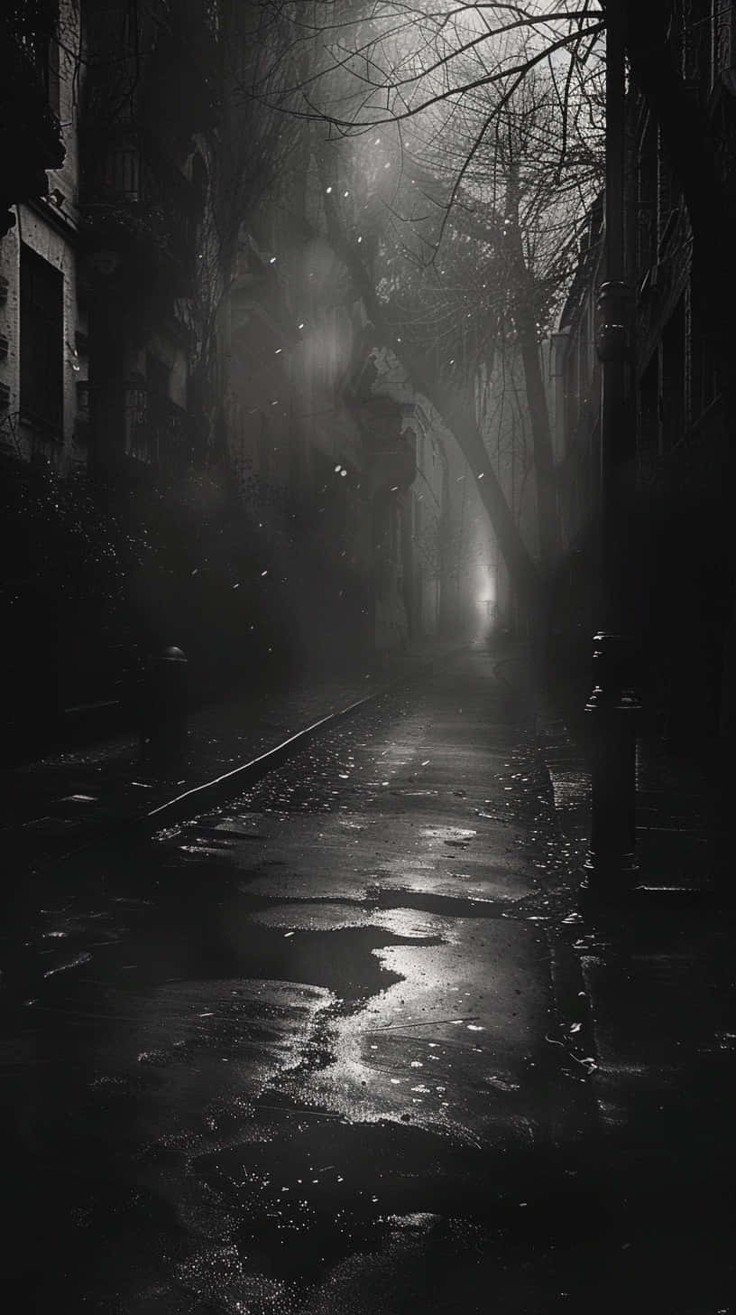 Misty Alleyway Noir.jpg Wallpaper