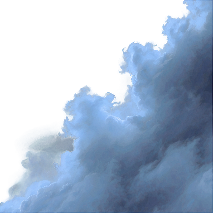Misty Blue Clouds Png 57 PNG