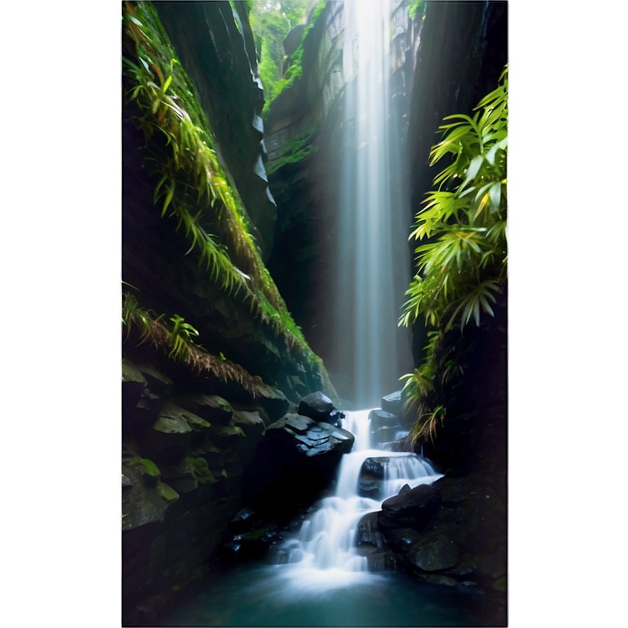 Misty Cave Exploration Png Lec58 PNG